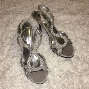 Silver heels